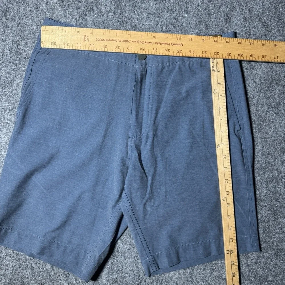 Faherty All Day Shorts Men 30 Blue Drawstring Chino Stretch Casual Pockets